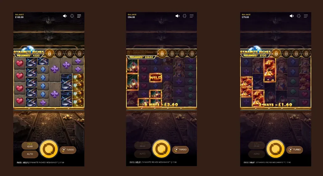Dynamite Riches Megaways on iPhone 17